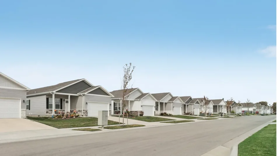 Cedar Ridge community of new custom homes